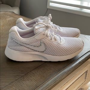 Nike rhinestoned tennis shoes